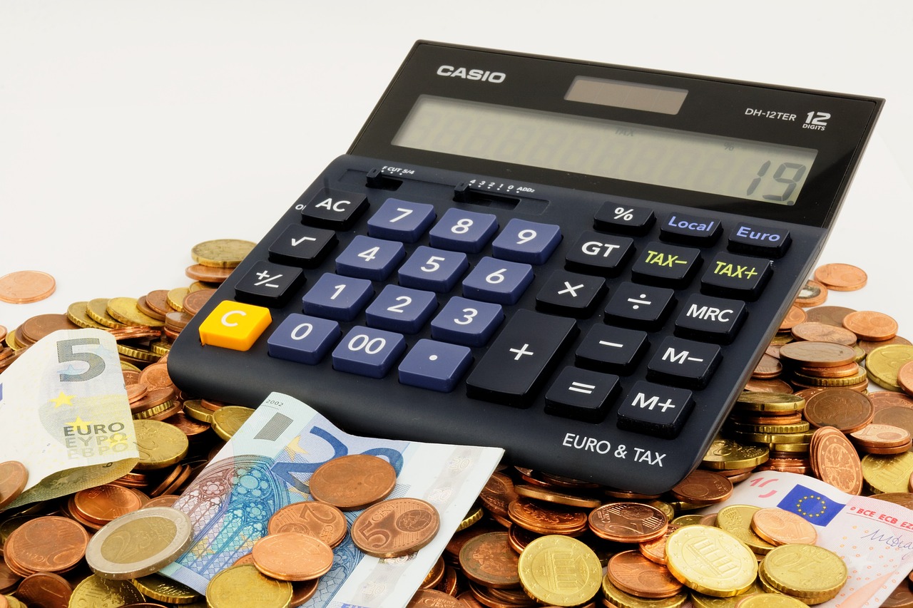Calculator On Money - Stock Image